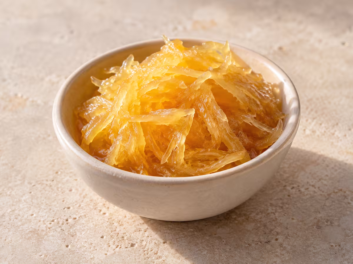 Cayote squash preserve as a baking ingredient