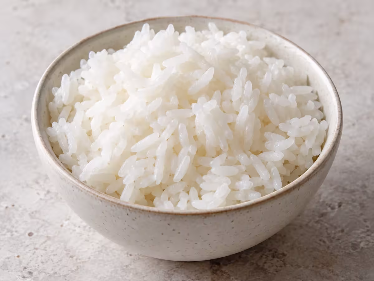 Cooked rice, ingredient detail