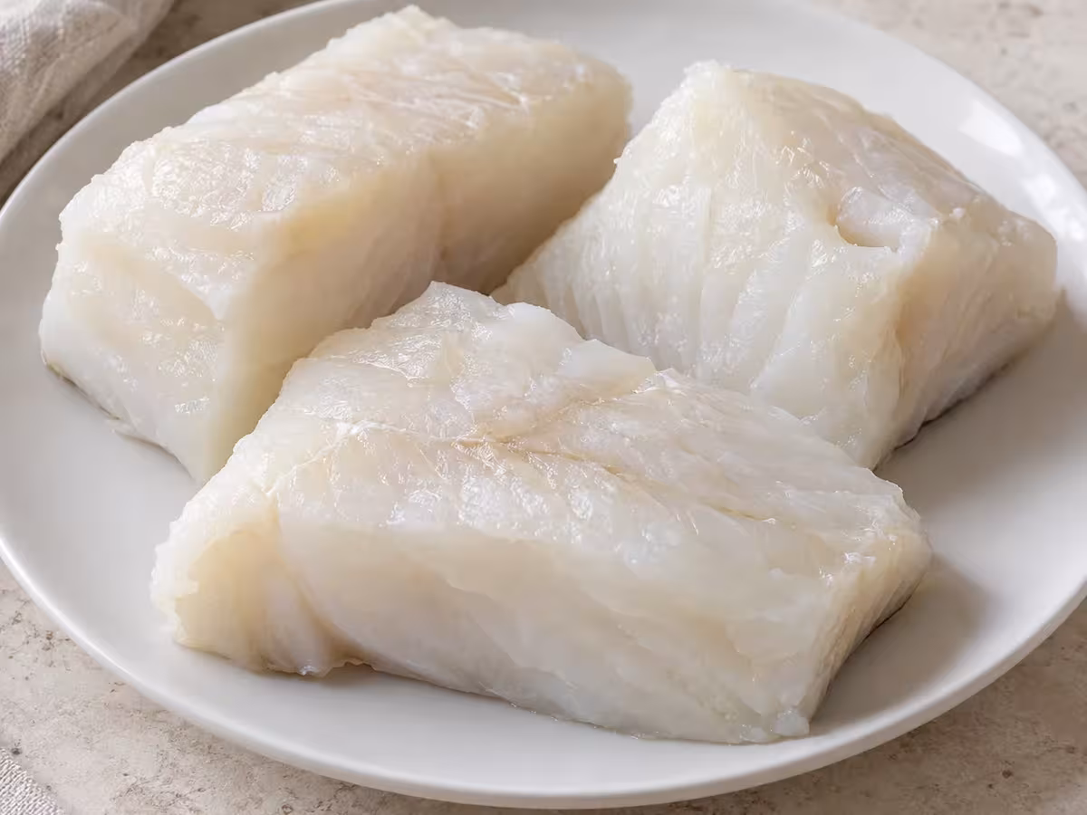 Bacalao desalado, detalle del ingrediente