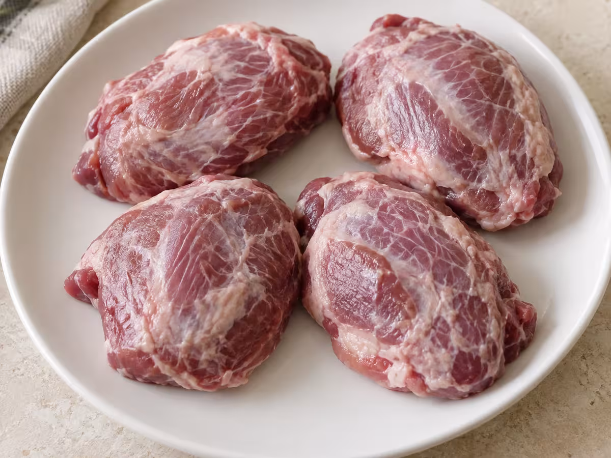 Carrilleras de cerdo, detalle del ingrediente