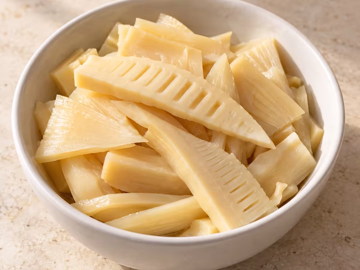 Brotes de bambú en conserva