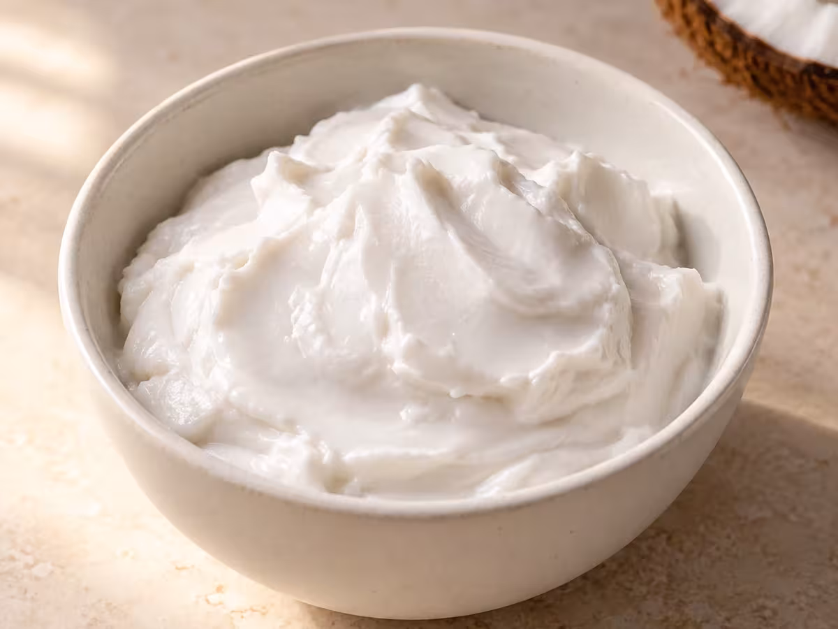 Crema de coco sin azúcar