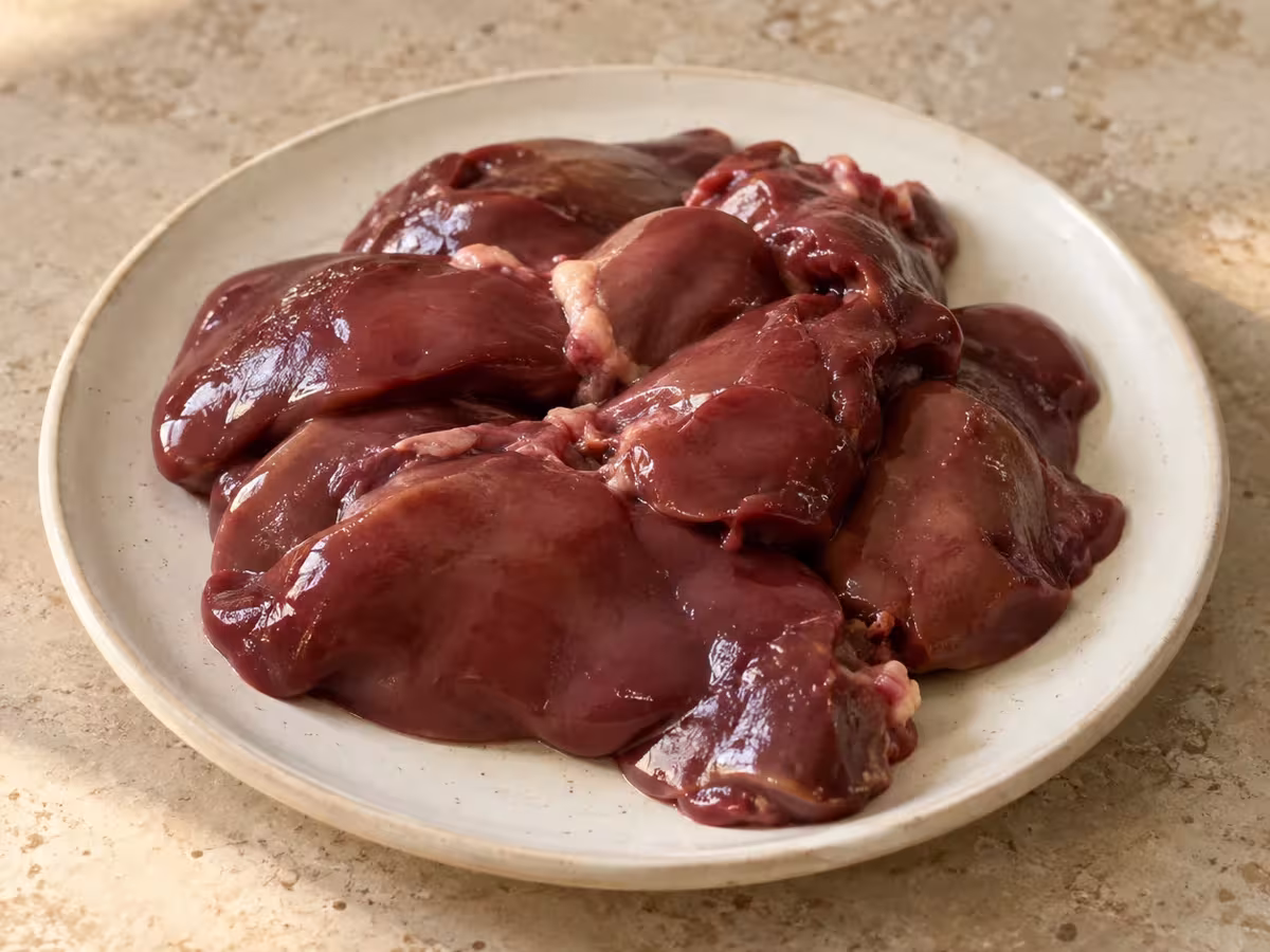 Hígado de pollo como ingrediente de cocina