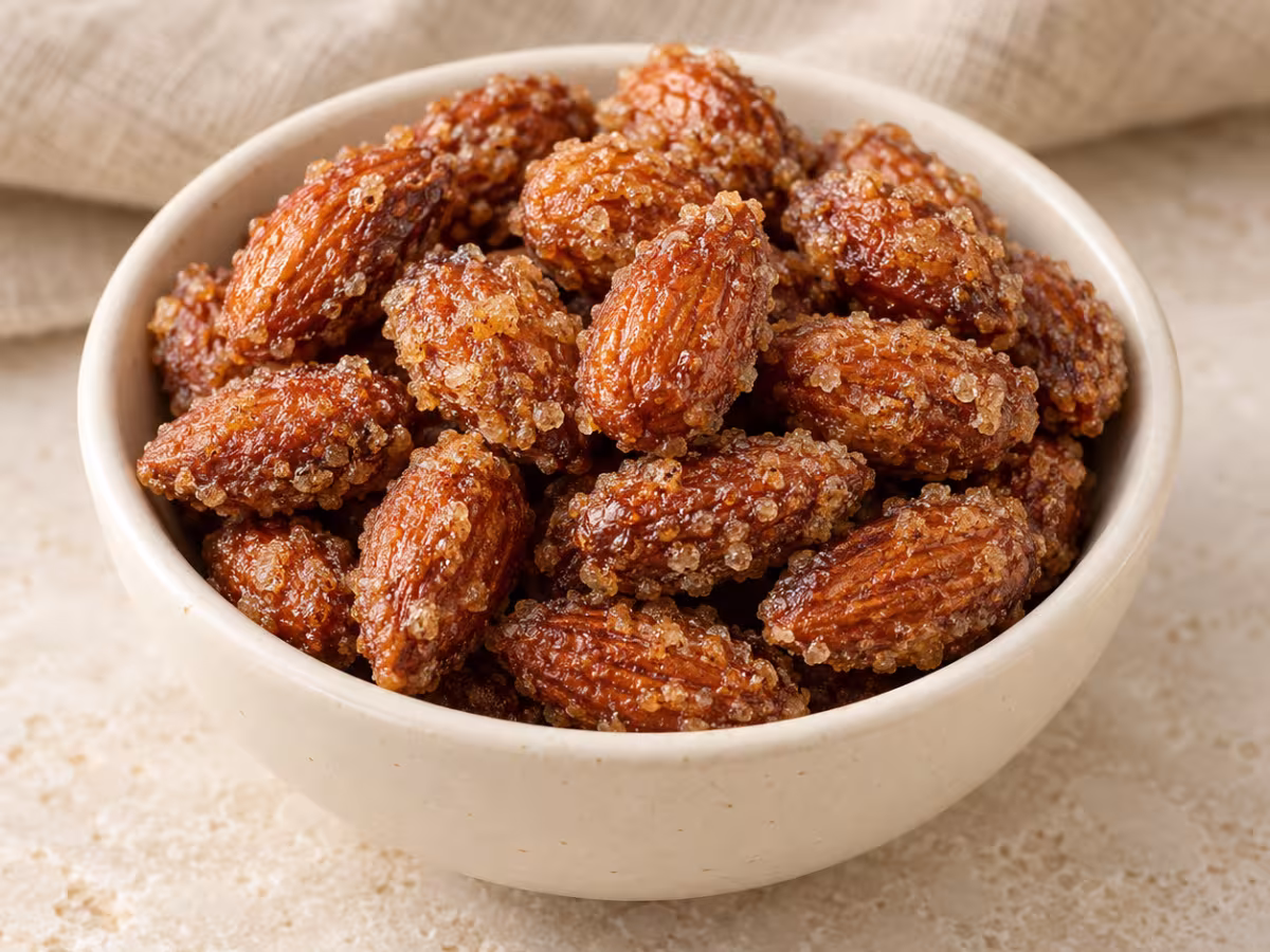 Candied almonds for cooking