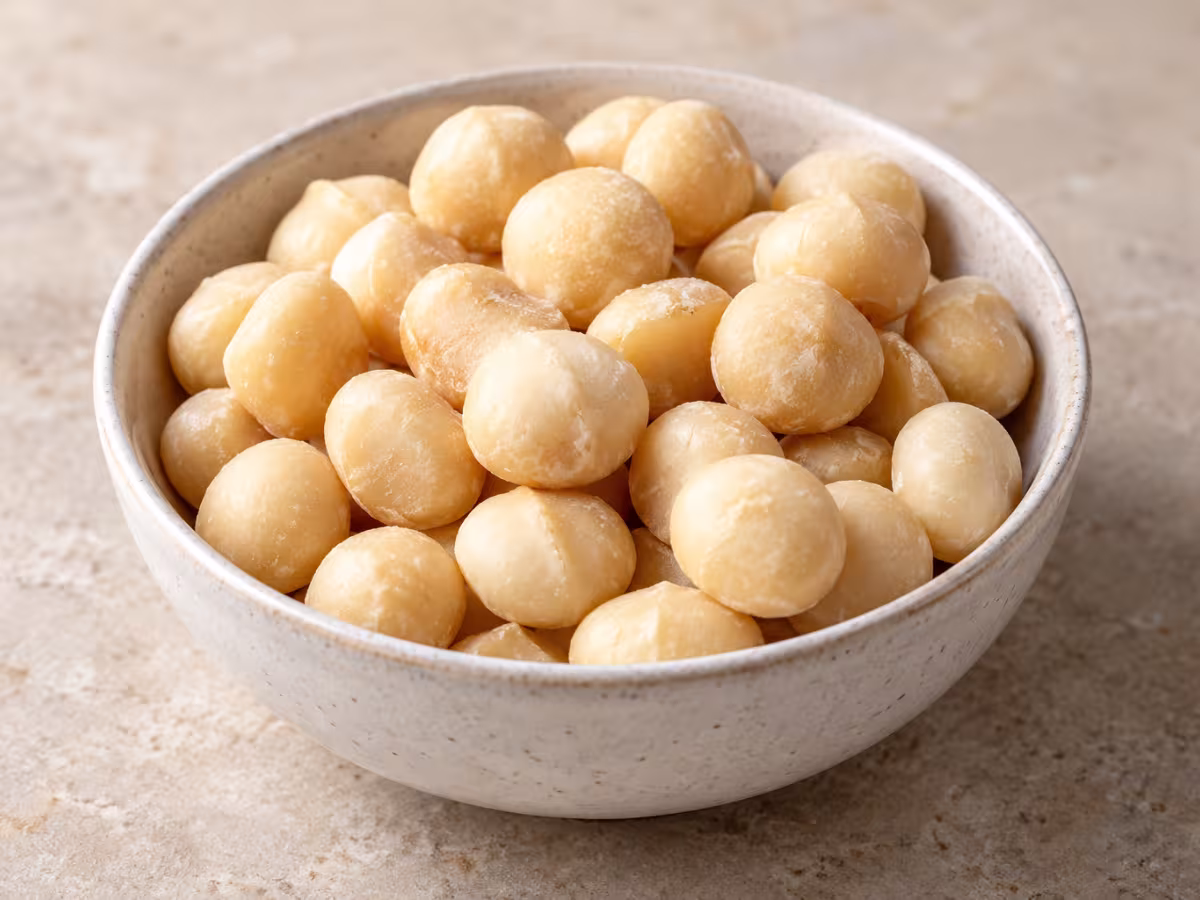 Nueces de macadamia como ingrediente