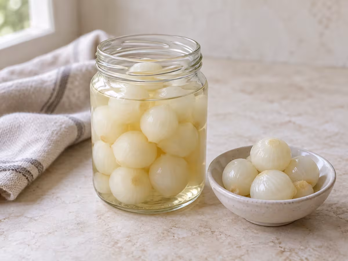 Cebollitas en vinagre, ingrediente