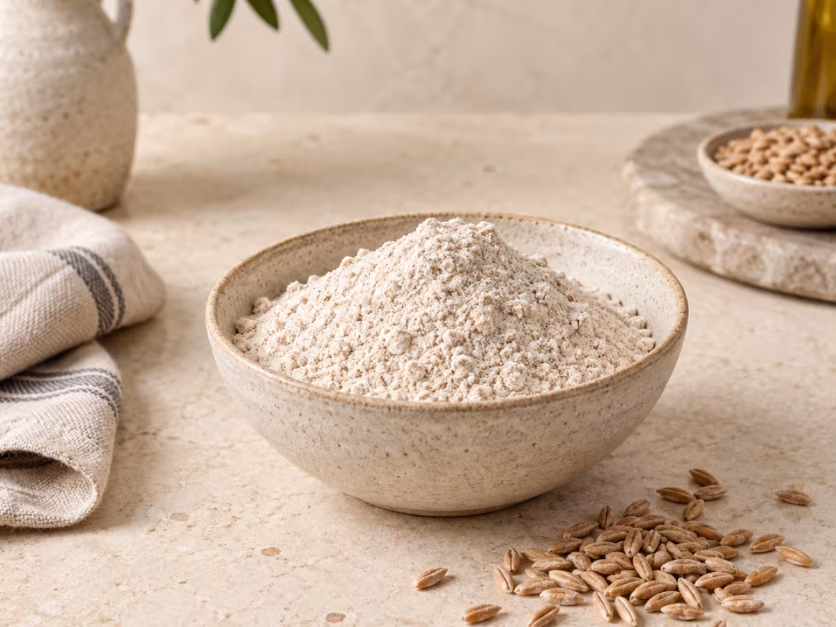 Harina integral de espelta, ingrediente