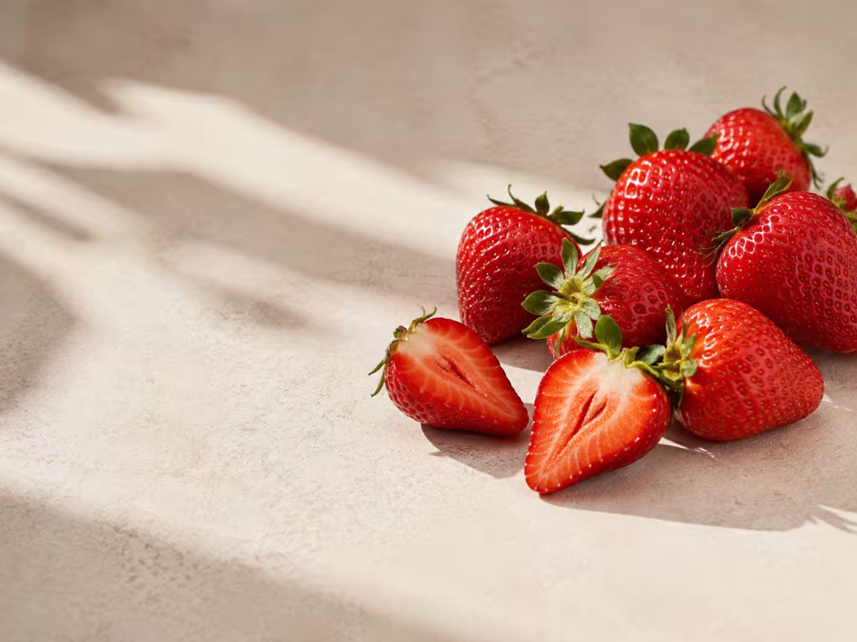 A fragrant, juicy red fruit with gentle acidity.
