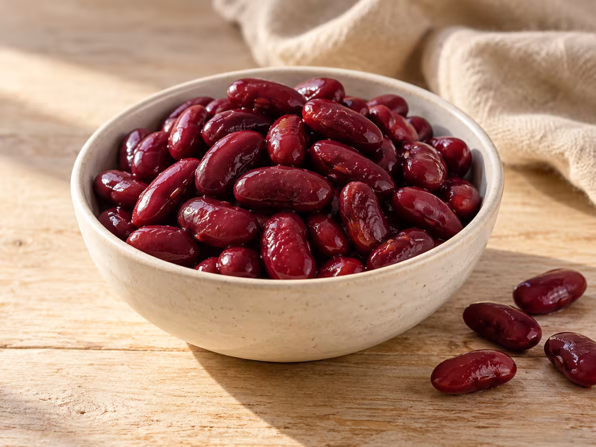Jud&iacute;as rojas cocidas como ingrediente