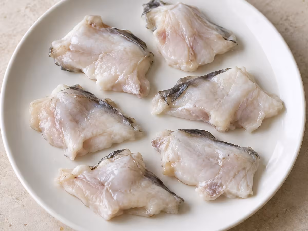 Desalted cod cheeks, ingredient detail