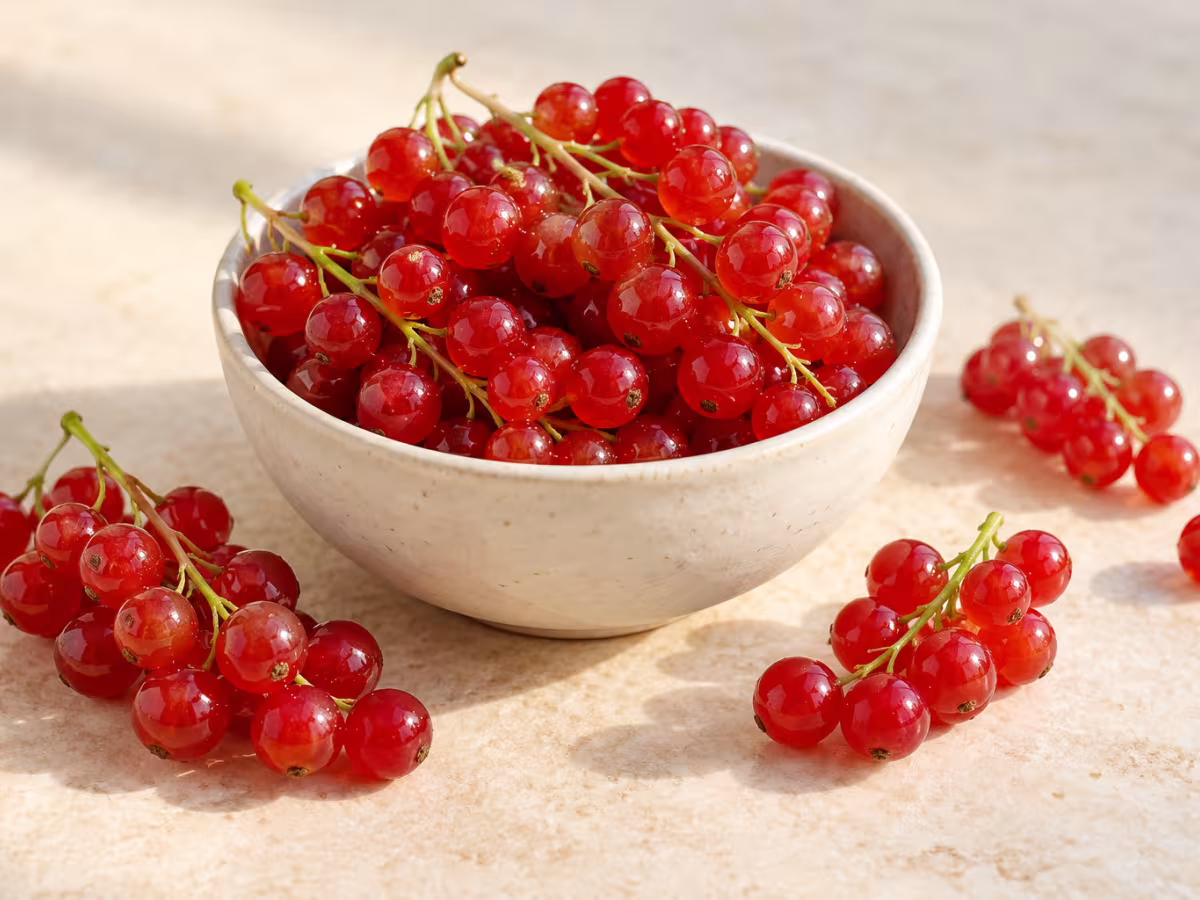 Grosellas rojas como ingrediente