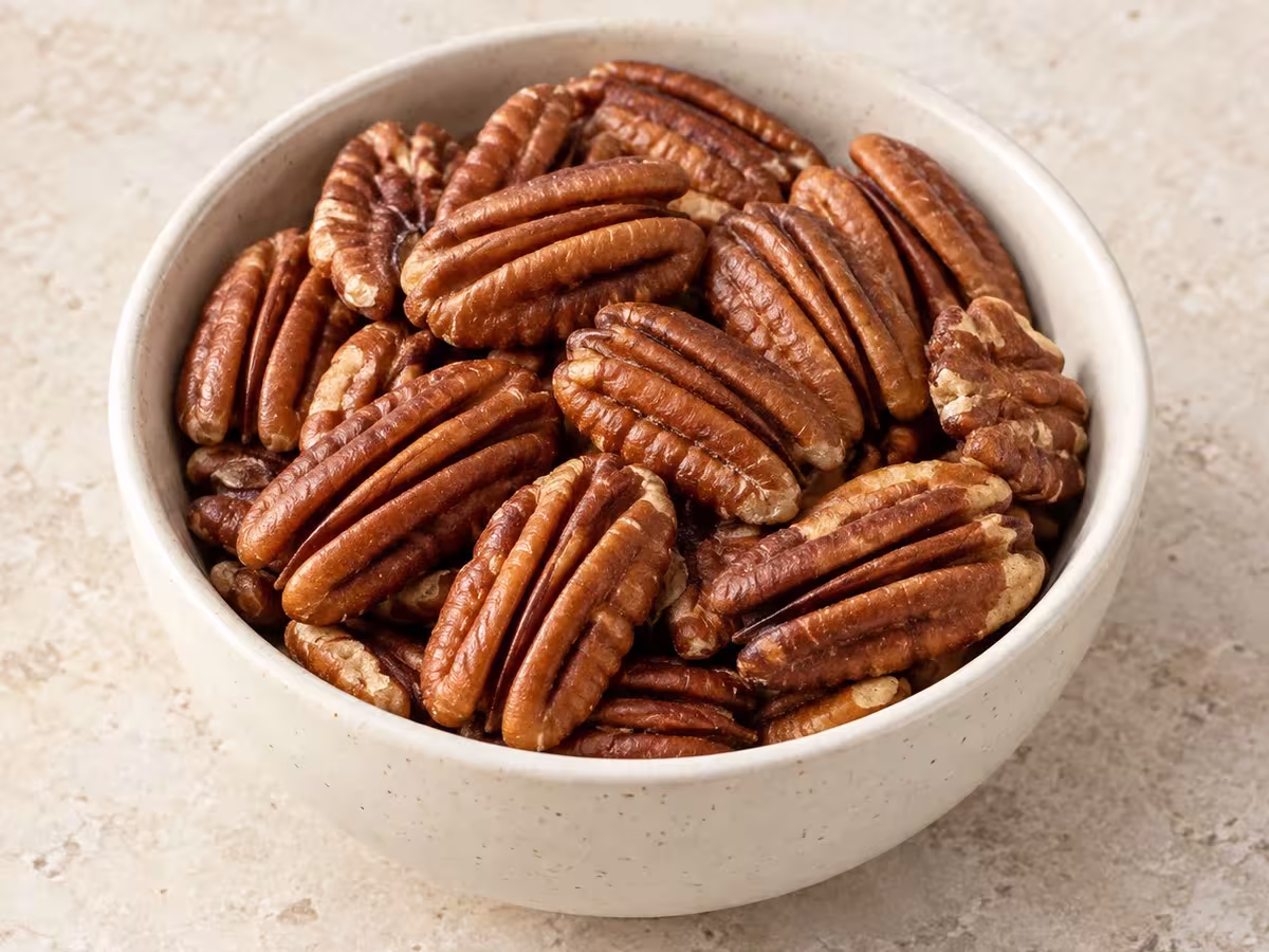 Nueces pecanas, detalle del ingrediente