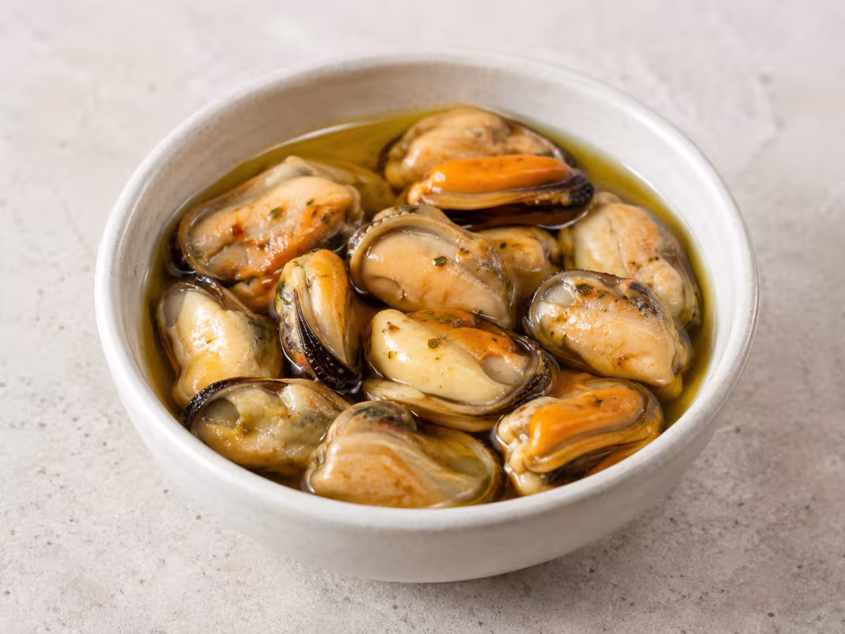 Pickled mussels as a cooking ingredient