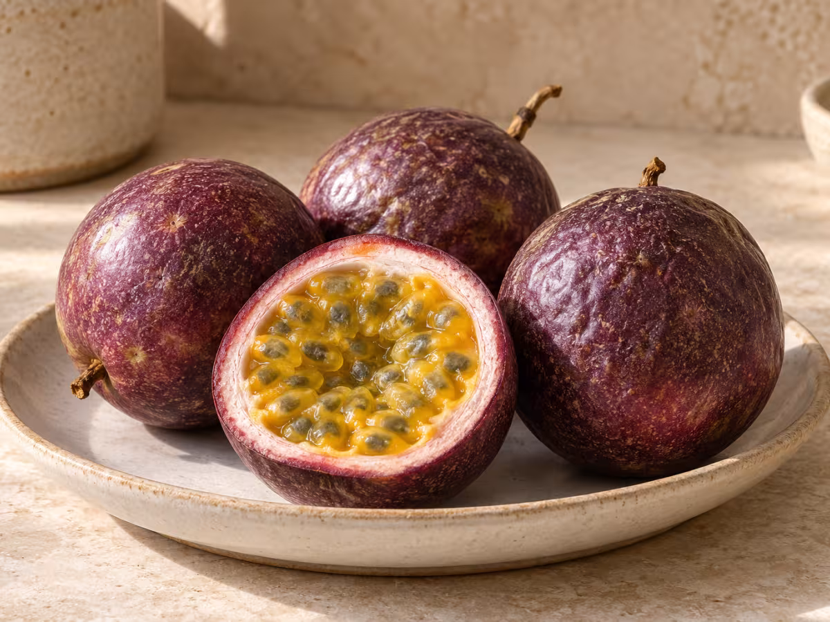 Fruta de la pasión como ingrediente