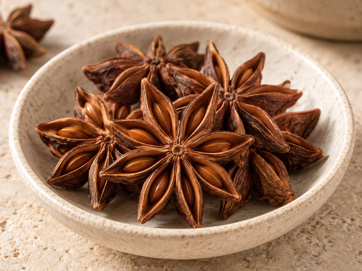 Anís estrellado como ingrediente