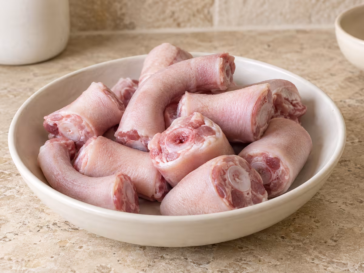 Rabo de cerdo como ingrediente
