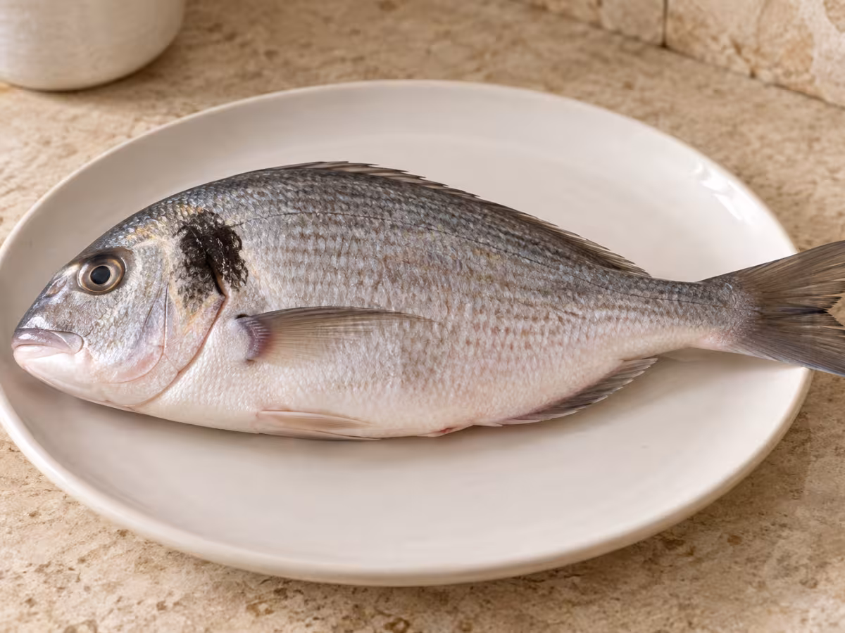 Blackspot seabream as a cooking ingredient