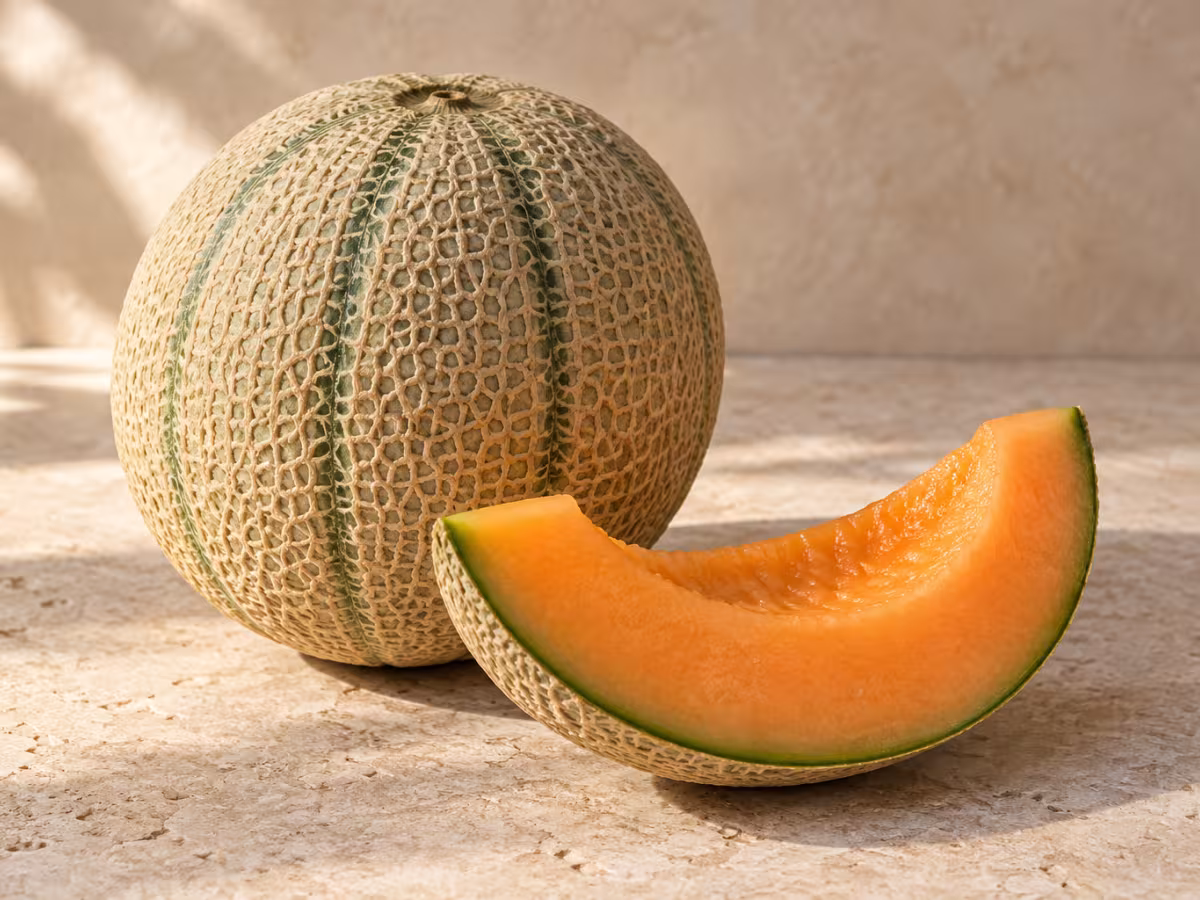 Melón cantalupo como ingrediente