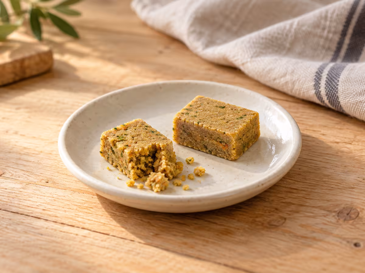 Pastilla de caldo de verduras como ingrediente