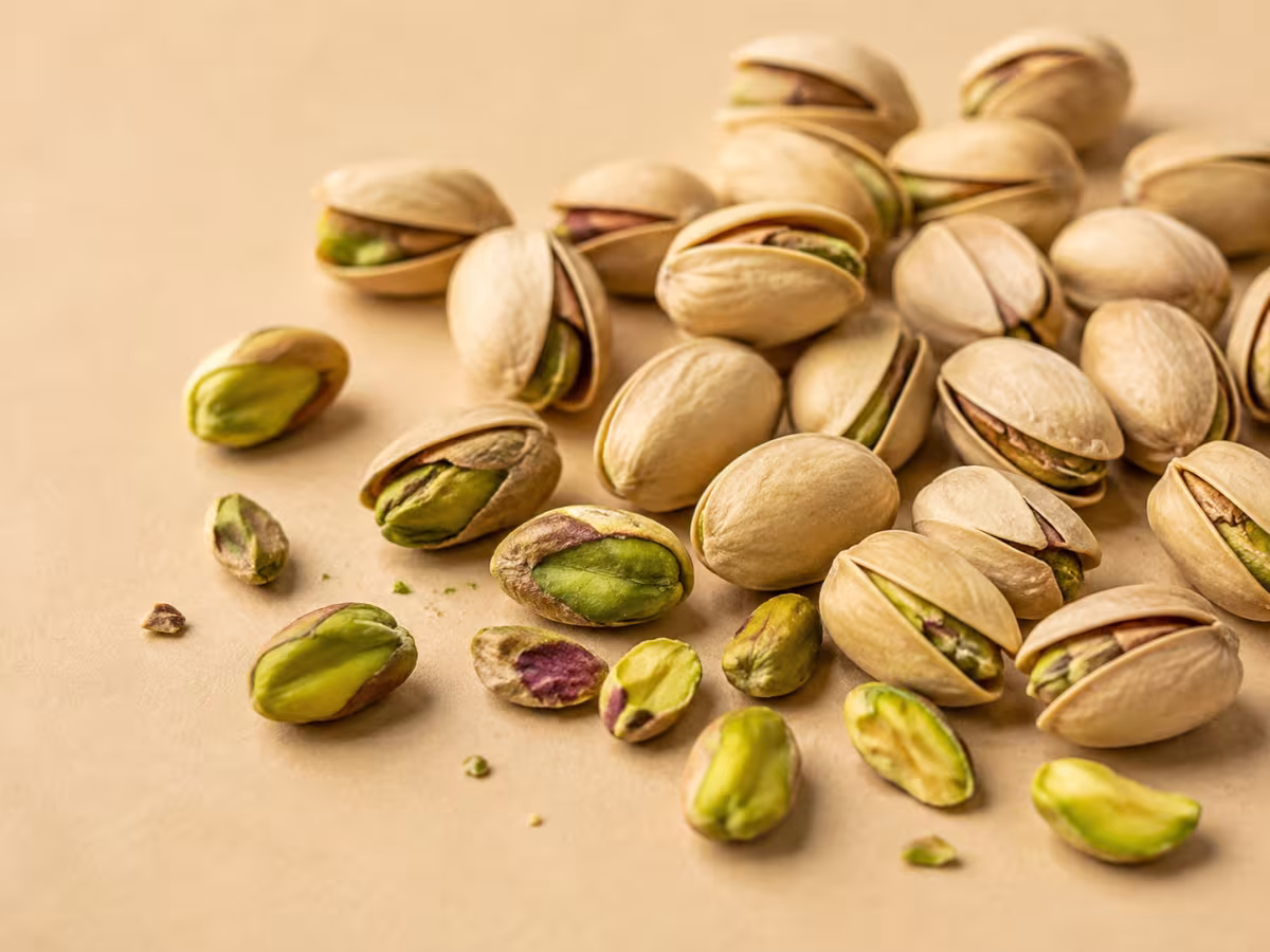 A green nut with toasted flavour and crisp texture.