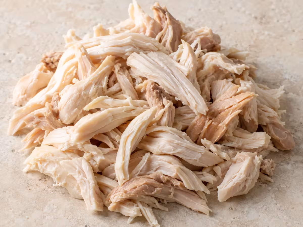 Pollo asado presentado como ingrediente