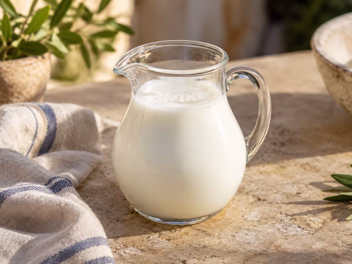 Buttermilk preparado como ingrediente