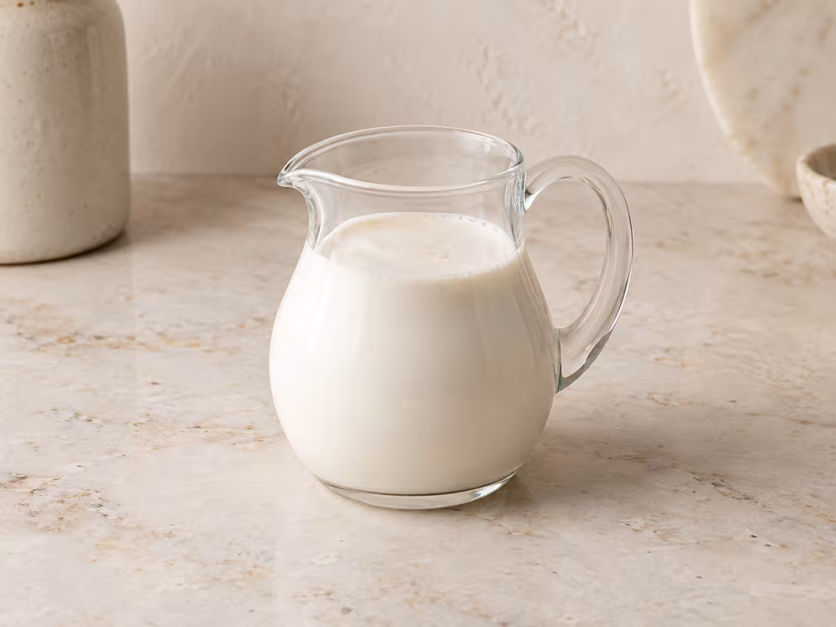 Nata vegetal para montar como ingrediente de cocina
