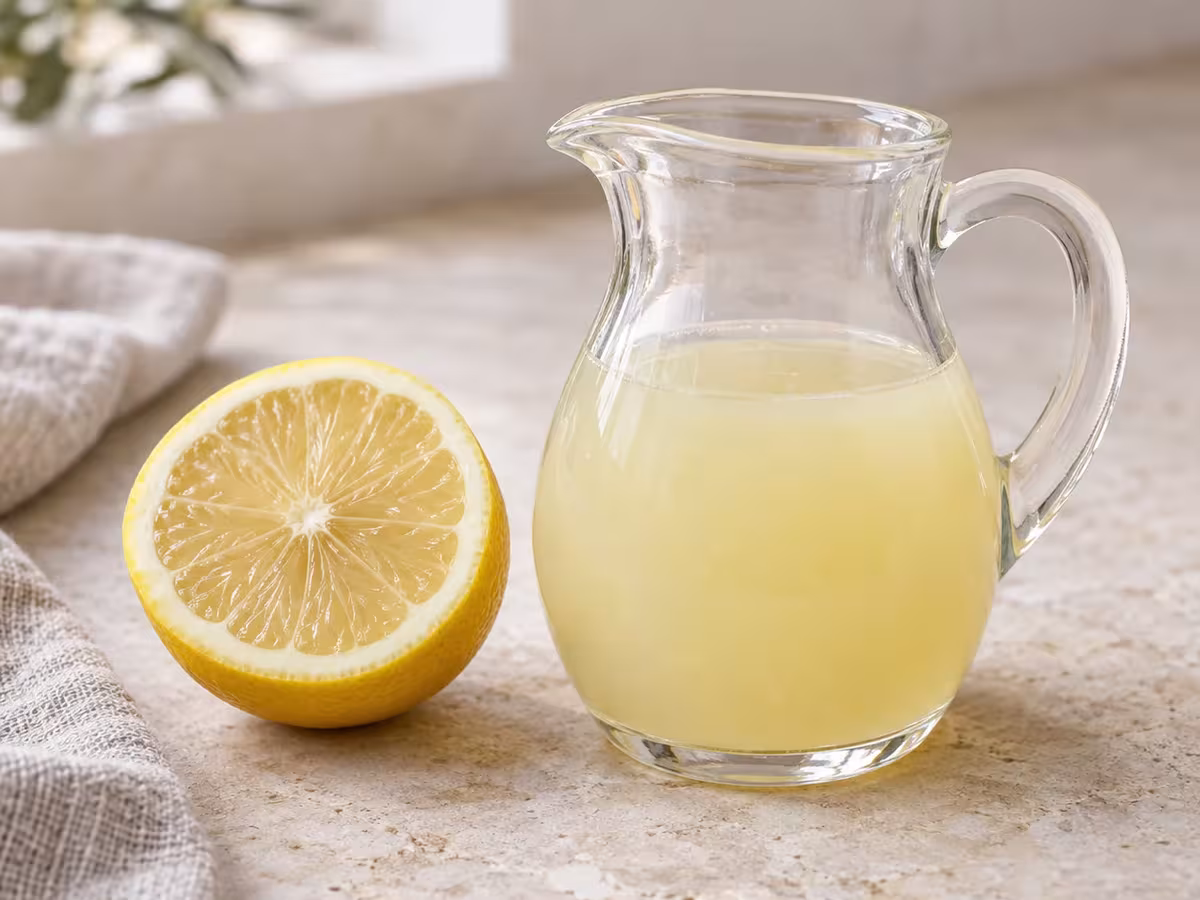 Zumo de lim&oacute;n, detalle del ingrediente