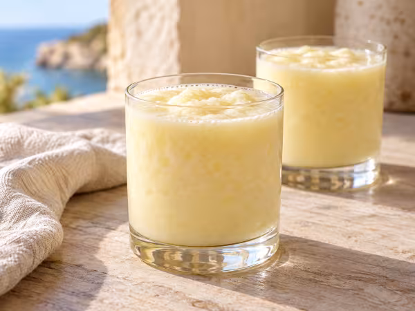 Pina colada in the Thermomix, finished dish