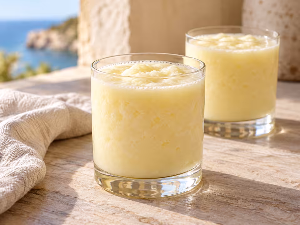 Pina colada in the Thermomix, finished dish