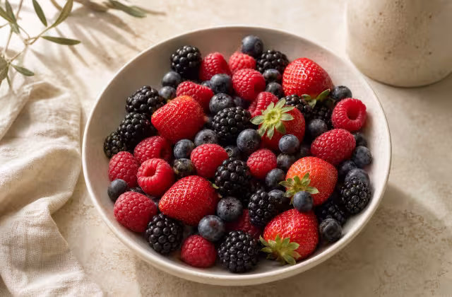 Mixed berries as an ingredient