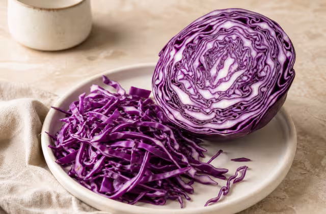 Red cabbage as an ingredient