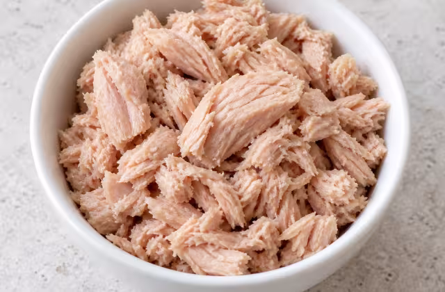 Atún al natural, detalle del ingrediente