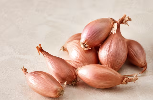 An aromatic bulb milder and sweeter than onion.
