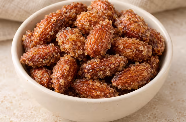 Candied almonds for cooking