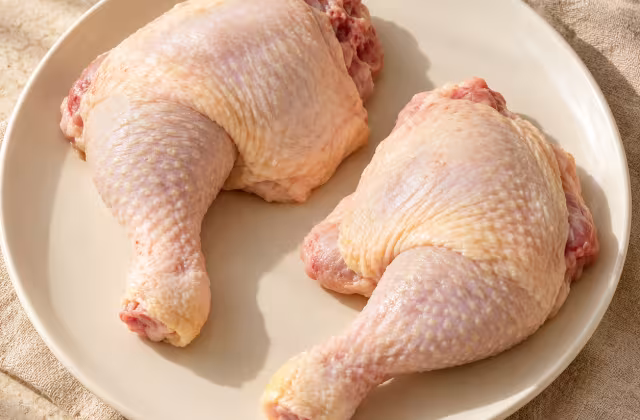 Chicken leg quarters for cooking