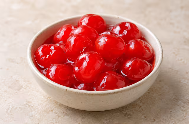 Maraschino cherries as an ingredient