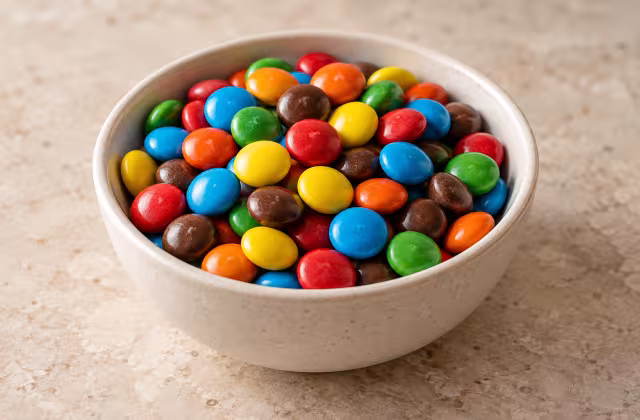 Grageas de chocolate como ingrediente