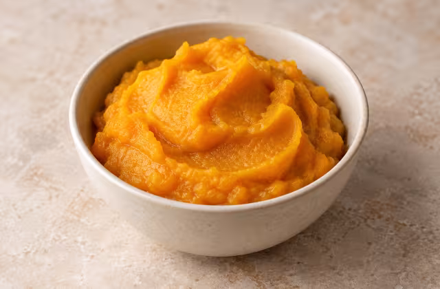 Pur&eacute; de calabaza como ingrediente
