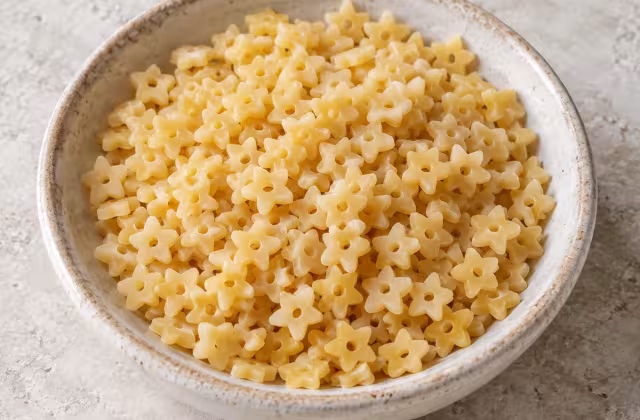 Star pasta, ingredient detail