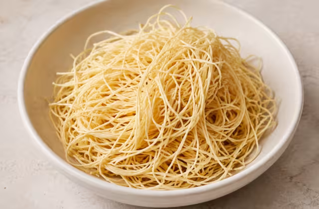 Pasta seca fina para sopas, fideuás y platos de cocción breve.