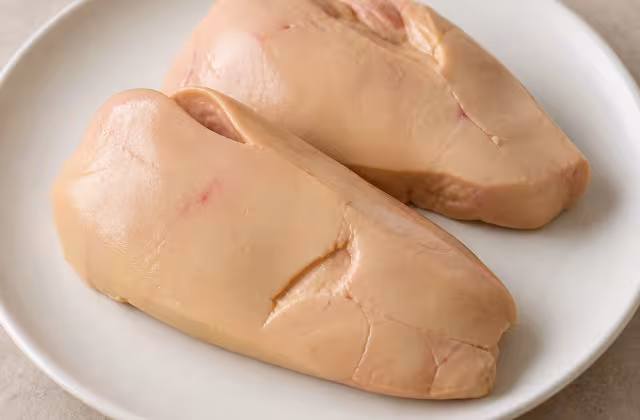 Foie fresco, detalle del ingrediente