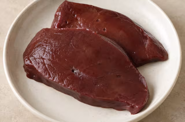 Hígado de ternera, detalle del ingrediente