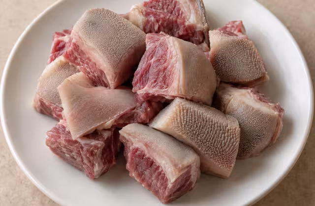 Beef muzzle, ingredient detail
