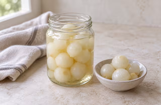 Cebollitas en vinagre, ingrediente
