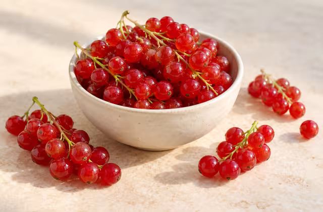 Grosellas rojas como ingrediente
