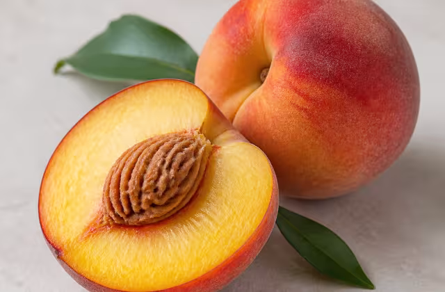Fruta de hueso jugosa, fragante y de dulzor suave.
