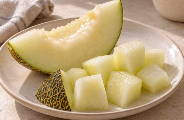 Melón presentado como ingrediente