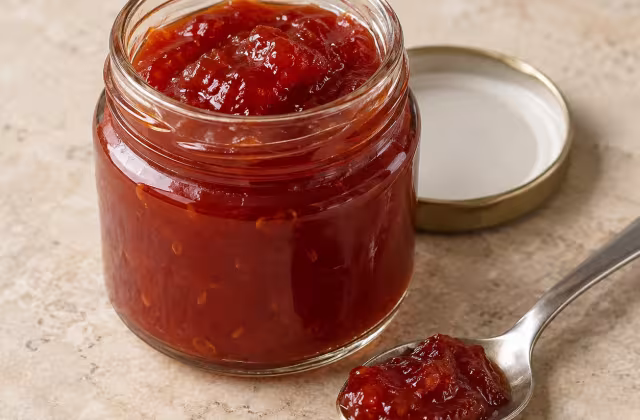 Mermelada de tomate presentado como ingrediente