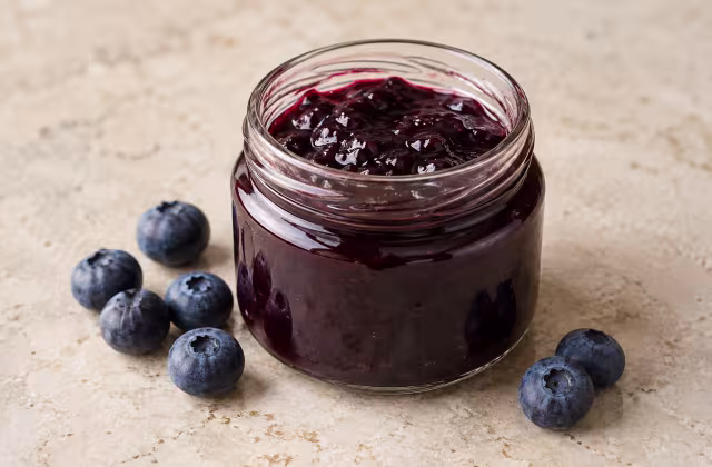 Mermelada de arándanos para cocinar